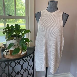 Ivory sweater tank top